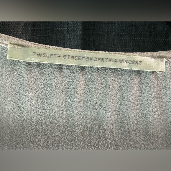 Vintage long fringed top twelfth street by Cynthia Vincent - Picture 4 of 7